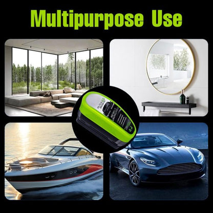 1pc Oil Film Brush 2.0, Clear Vision Glass Cleaner, Clearview Shield Clear Vision Windshield Cleaner, Oil Film Cleaning Brush For Car Windows