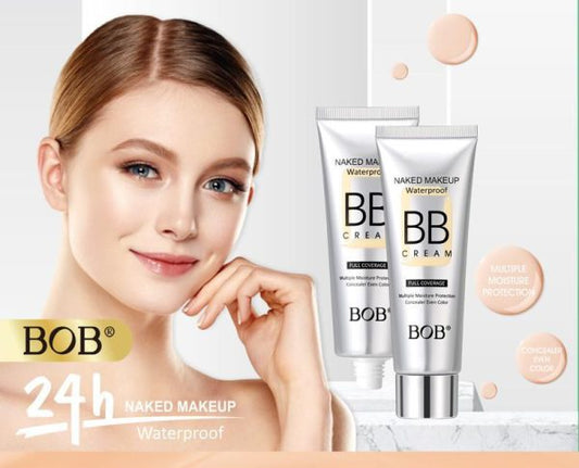 Bob Naked Makeup Waterproof Full Coverage Bb Cream – 40 Gram Pack, Original Long-lasting Formula