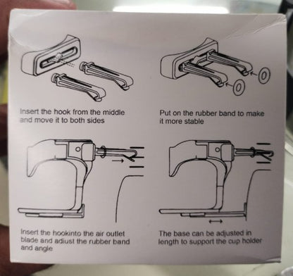 Car Glass Cup Holder Drink Bottle Holder Travel Cup Holder