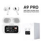 AirPods A9 Pro – ANC &amp; ENC Noise Reduction, Touch Control, Boosted Bass, Wireless Earbuds for Android &amp; iOS