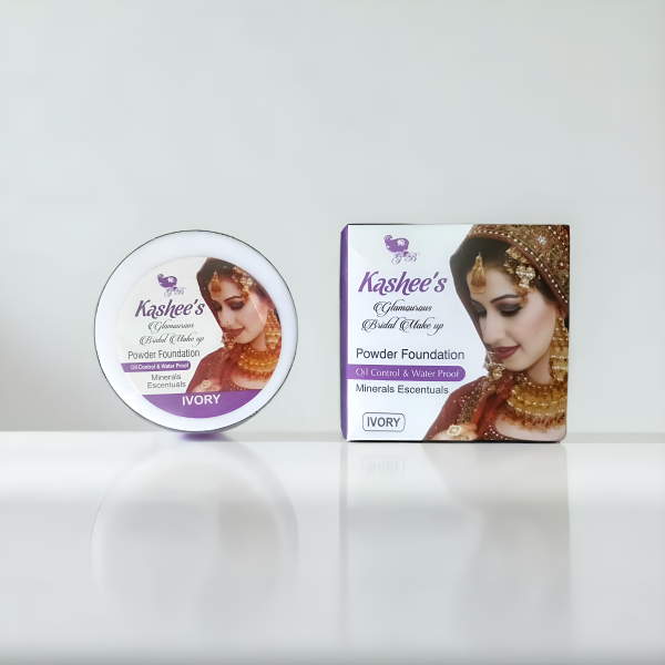 Kashee’s Face Powder Foundation | Face Powder Foundation For Skin – Best Quality Makeup – Foundation For Girls – Kashee Face Powder For Girls – Ivory Shade