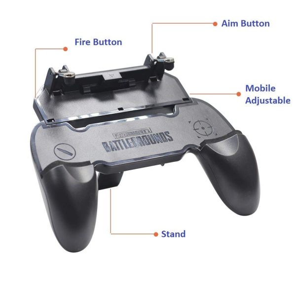 Mobile Gaming Controller Gamepad With Fire Trigger – Joystick Grip For Pubg, Fortnite & Fps Games