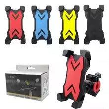Mobile Phone Holder Stand For Bicycle & Motorcycle – Universal 360° Rotation Mount ( Random Color)