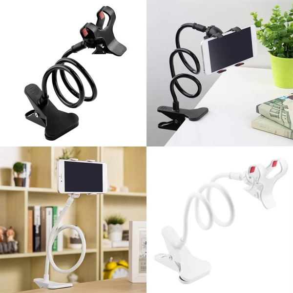 Mobile Phone Stand Holder Flexible And Power Full Grip – 360 Degree Rotating Mobile Stand Bedside Able Lazy Snake Mobile Phone Holder – Random Color