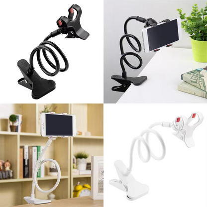 Mobile Phone Stand Holder Flexible And Power Full Grip – 360 Degree Rotating Mobile Stand Bedside Able Lazy Snake Mobile Phone Holder – Random Color