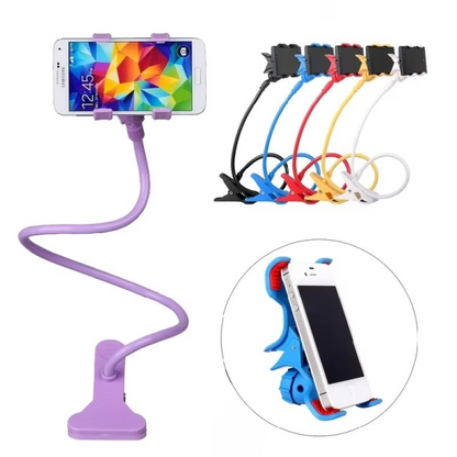 Mobile Phone Stand Holder Flexible And Power Full Grip – 360 Degree Rotating Mobile Stand Bedside Able Lazy Snake Mobile Phone Holder – Random Color