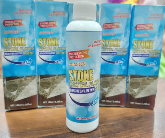 Stone Crystal Plating Agent Stonework Polishing And Coating Agent Marble Tile Anti-corrosion Incremental Crystal Stone Stain Remover With Box 100ml
