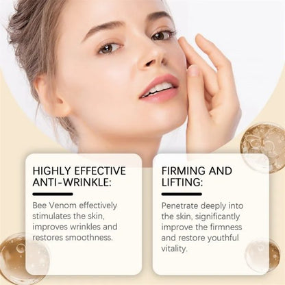 Whitening & Moisturizing Bee Venom Facial Care Cream – Brightening, Anti-aging, Hydrating Face Moisturizer For Radiant, Smooth & Youthful Skin