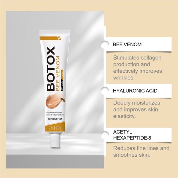Whitening & Moisturizing Bee Venom Facial Care Cream – Brightening, Anti-aging, Hydrating Face Moisturizer For Radiant, Smooth & Youthful Skin